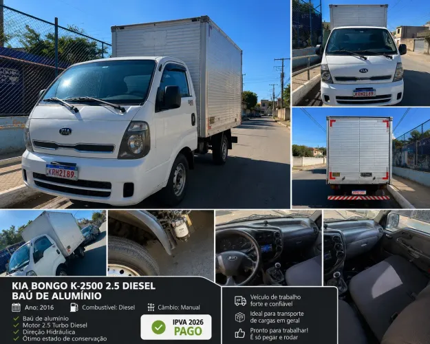 Kia Motors Bongo K-2500 2.5 4X2 TB Diesel 2016