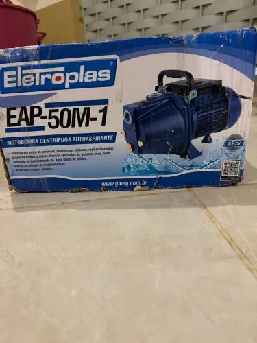 Motobomba Centrífuga Autoaspirante Eletroplas EAP-50M-1 de 1/2 CV