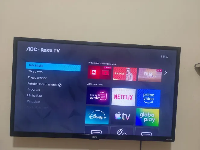 Tv OAc ótimo estado funcionando controle 