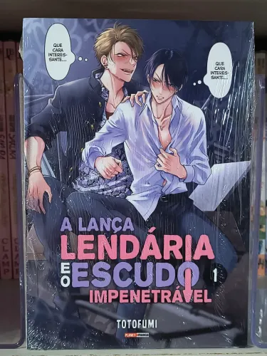 Mangá A lança lendária e o escudo impenetrável (YAOI) Volume 1 Editora Panini, Boys Love