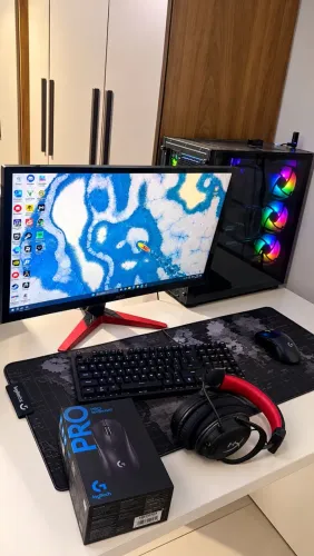 ?PC Gamer RGB Completo + Monitor e Periféricos | Até 12x no cartão
