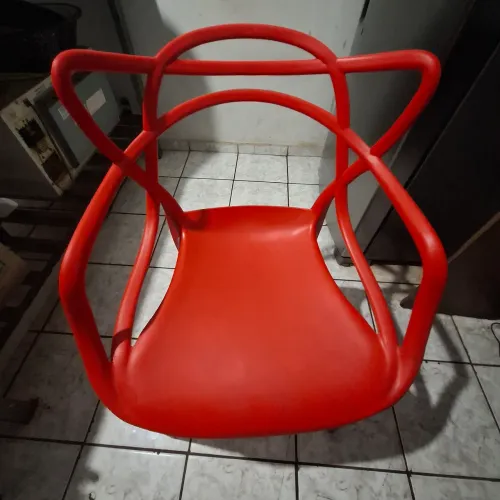 Cadeira allegra vermelha