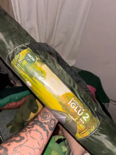 Barraca para acampar - 2 lugares (nunca usada)