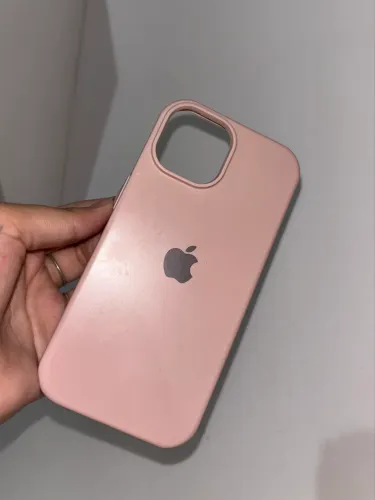 Capinha de Silicone cor Rosa para iPhone 15