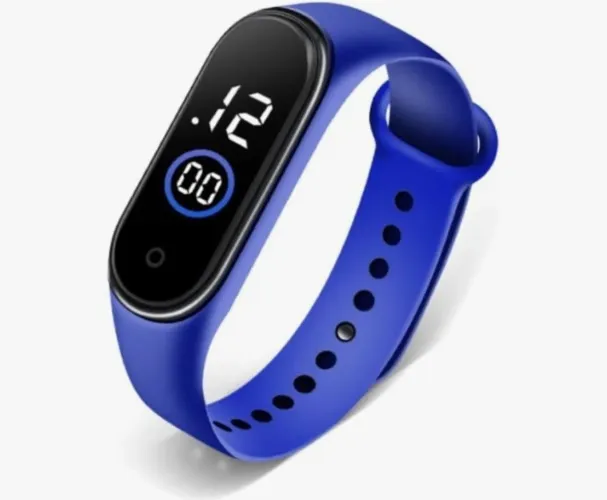 Relógio Led Digital de Pulso Resistente a Agua Esportivo Unisex Adulto Infantil