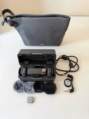 DJI Mic Mini 3 com 2 TX + 1 RX + Charging Case lançamento