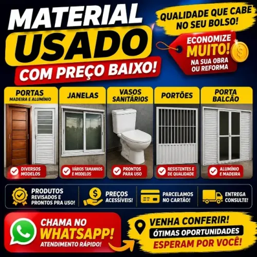Compra e Venda de Material Usado