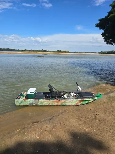 Caiaque ARK 1290 novo!! completo para pescaria!! 