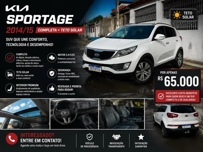 Kia Motors Sportage EX 2.0 16v/ 2.0 16V Flex Aut. 2014