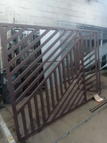 Portão correr metalon revisado completo barato