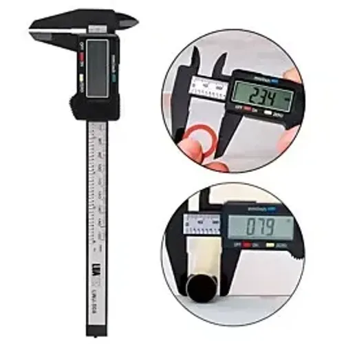 Paquímetro Digital Eletrônico 150mm Display LCD Profissional - Novo - Ditudo Tech