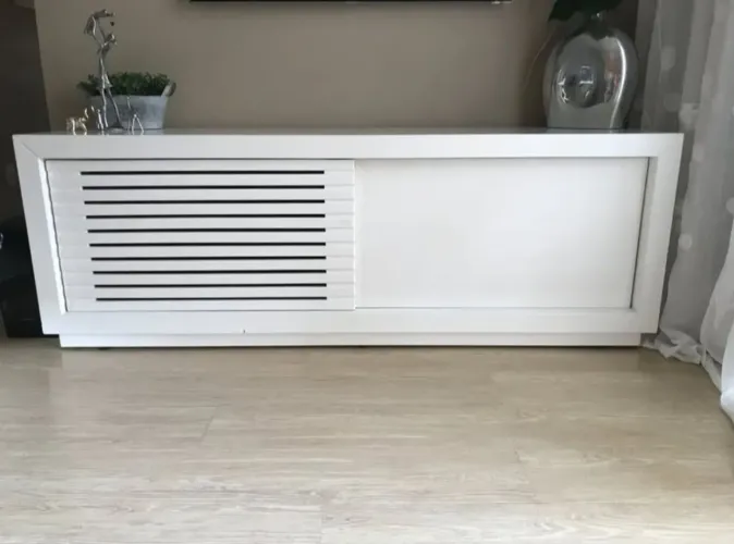 Rack Branco em Laca marca Líder Interiores 
