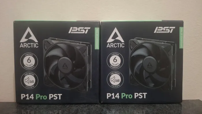 2x140mm Arctic P14 Pro Novas / LACRADAS. 