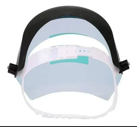 Protetor Facial Incolor Carbografite 8" - Blindagem e Conforto EPI