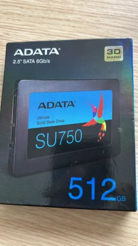 SSD Adata SU750 512GB 2.5" 3D NAND Sata 6Gb/s, ASU750SS-512GT-C