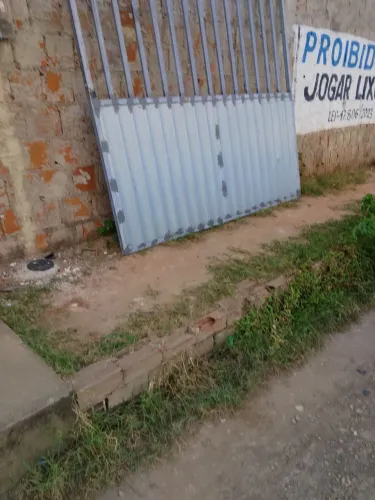 Portão galvanizado 200 altura x 250 comprimento