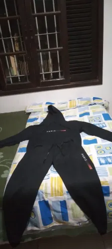 Conjunto moletom de Paris masculino e feminino original 