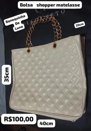bolsa shopper matelasse