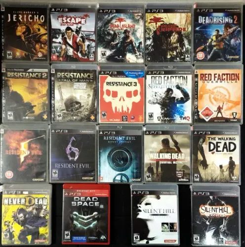 Jogos de Terror / Zumbi Ps3 - Ac cartão e Olx pay (temos outros jogos) Preços na descrição
