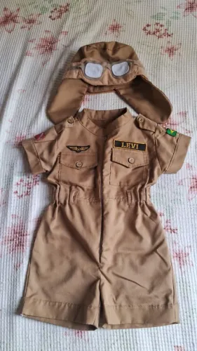 Roupa aviador para aniversario de 1 ano