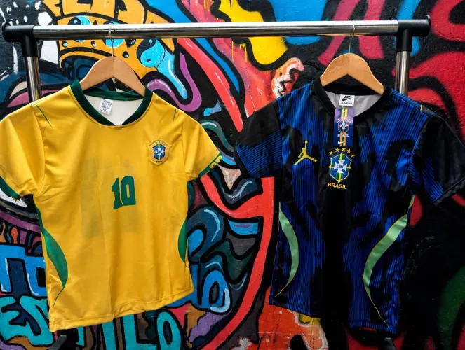 Camisetas infantil da seleção 