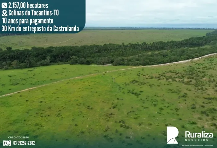 Fazenda em Colinas-TO | 445,66 Alqueires | Pagamento em 10 Anos
