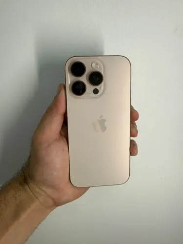 IPHONE 16 PRO 128GB DESERT | SEMI NOVO USADO 6 MESES DE GARANTIA