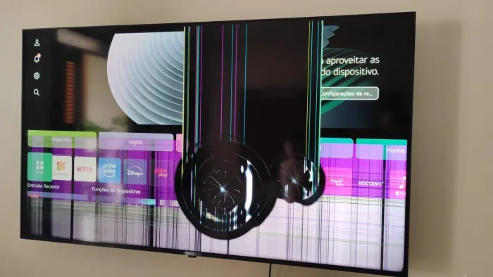 Tv LG 55' - tela defeito