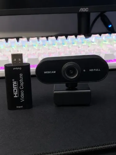 Kit Webcam + Placa De Captura