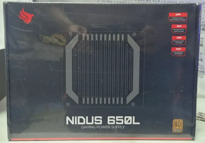 Fonte atx Pichau Nidus 650W 80 plus bronze