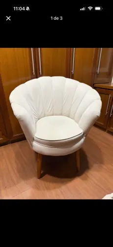 Poltrona Pétala Off White
