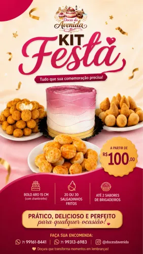 Kit festa em Salvador