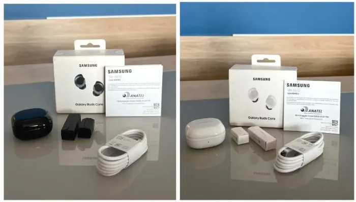 Samsung Galaxy Buds Core Preto Bluetooth 5.4 com ANC