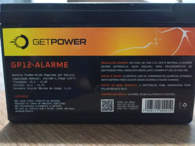 Bateria GetPower GP12-ALARME 12V 