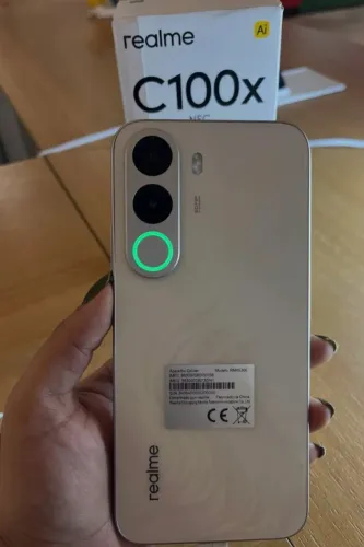 Realme C100X Promoção Dourado NFC 128Gb Gold