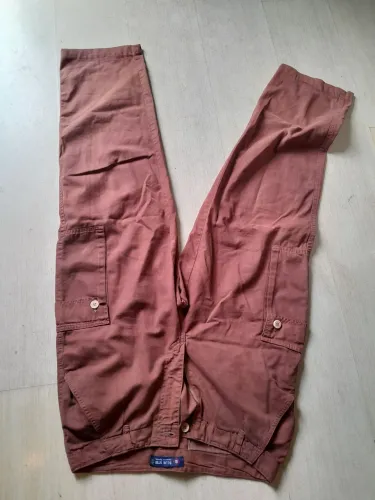 calça cargo marrom masculina tam 42 blue jeans renner
