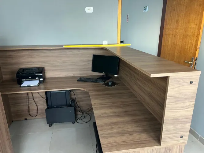 Mesa sem gaveta duplex