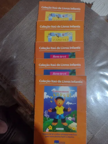 Coleção ITAÚ de 5 livros infantis