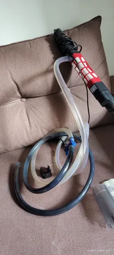Sifonador elétrico 110V para limpeza de aquário