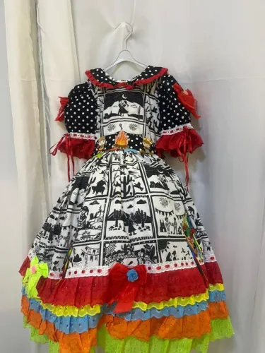 Vestido de Quadrilha Junina