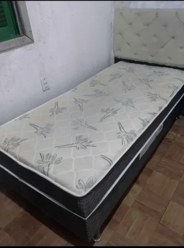 Cama Box Ortobom, Solteiro.