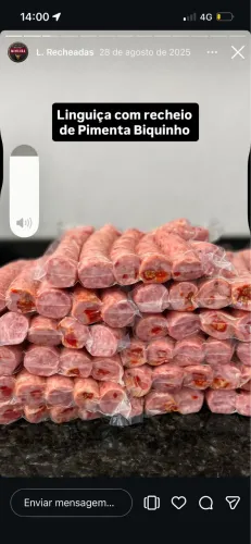 Linguiça recheadas