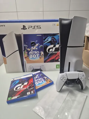 Ps5 1TB + Midia Física + Jogos + Plano Deluxe + Controle - Parcela