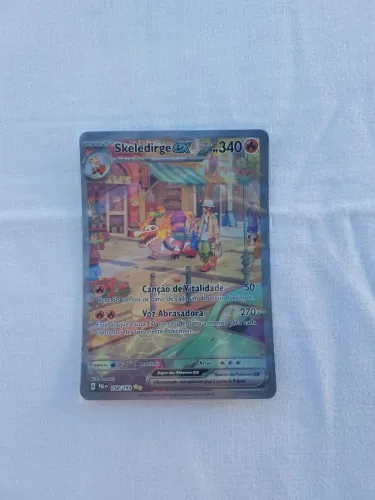 Carta Pokémon: Skeledirge - EX 258/193 Ilustração rara 