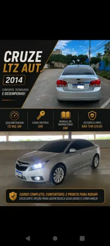 Chevrolet Cruze LTZ 1.8 16V Flexpower 4P Aut. 2014