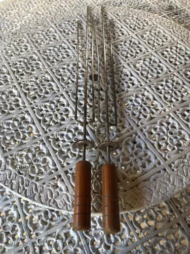 Espetos Tridente para Churrasqueira
