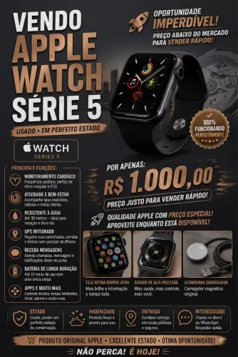 VENDO APPLE WATCH SÉRIE 5