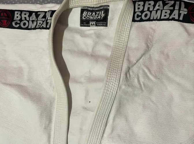 Kimono A4 Branco Brazil Combat