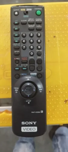 Controle remoto vhs, sony