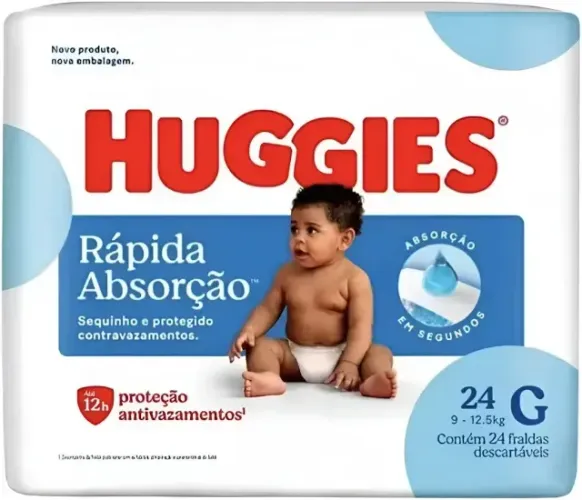 fralda huggies tam G